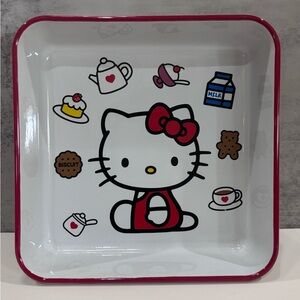 New Hello Kitty Ceramic Baking Casserole Dish Size 8x8